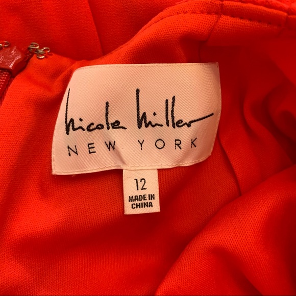 Nicole Miller TANGERINE Strapless Maxi Dress NWT - Picture 11 of 15